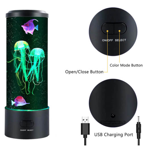 Electric Jellyfish Table Lamp